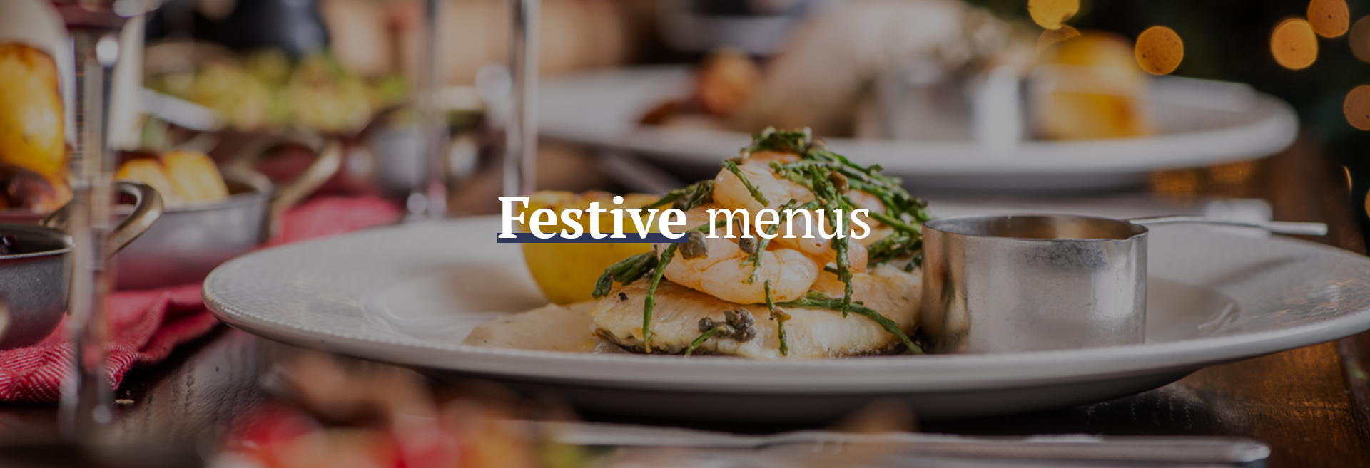 Festive Christmas Menu at The Crown and Anchor Chiswick 